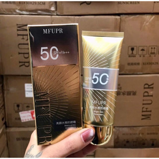 MFUPR🌞กันแดดหน้าเงา กล่องทอง ครีมกันแดด SPF50 PA+++ uv sunscreen 60g.-2012