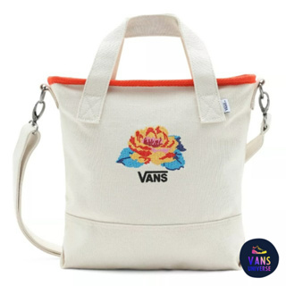 [ของแท้ ส่งฟรี จากไทย] VANS NEEDLEPOINT TOTE - NATURAL