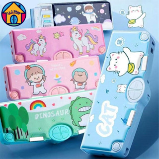 พร้อมส่ง กล่องดินสอ ใส่ปากกา อุปกรณ์สำนักงานเรียน อเนกประสงค์ มี 8 ลายให้เลือกเครื่องเขียน ของขวัญเด็ก  NO.7701/512-1