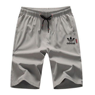 ADIDASกางเกงขาสั้นผู้ชายลำลองกีฬาอินเทรนด์ เอวยางยืดปรับได้ เท่ใส่สบาย