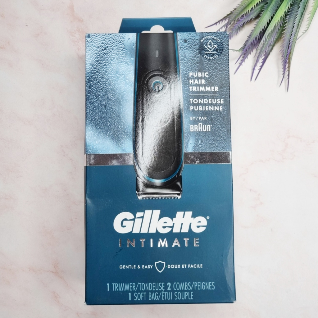 [Gillette®] Intimate Pubic Hair Trimmer Model 5544 ยิลเลตต์ เครื่องโกนขนไฟฟ้าสำหรับผู้ชาย ใช้งานได้ทั้งแบบเปียกและแห้ง