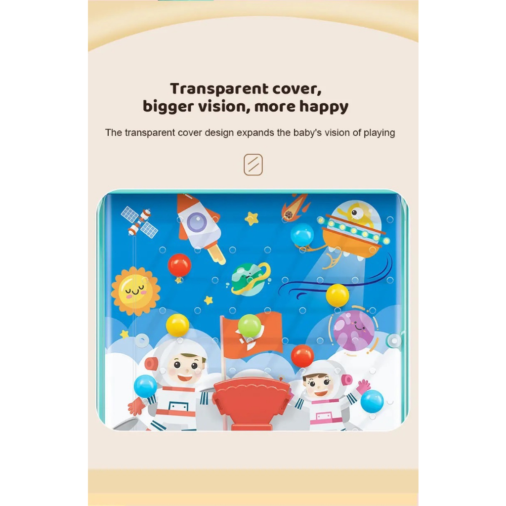 ตู้จับบอล ลายอวกาศ ลายขนมหวาน ตู้เกมส์รับบอล ตู้รับบอล ของเล่น 2317 - รูปที่ 6