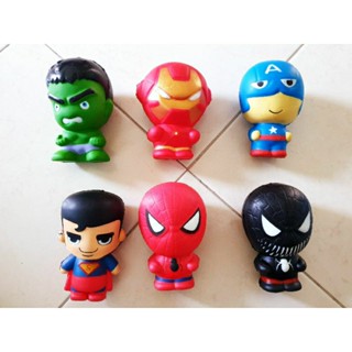 Squishy สกูซซี่ Set Marvel Super Heroes Advengers ยอดมนุษย์ ของเล่นบีบ