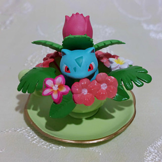 [ของแท้] [มือสอง] Pokemon Floral Cup Collection 1 Figure Fushigisou Ivysaur Re-Ment