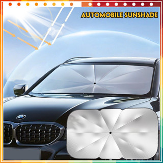 บังแดดหน้ารถ แถมกระเป๋าหนัง บังแดดรถยนต์ ม่านบังแดด สะท้อนแส…