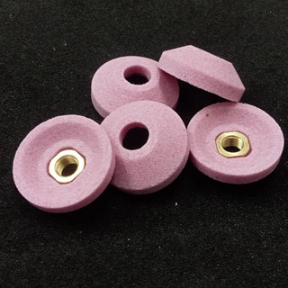 หินเจียระไน หินถ้วย หินเจียร เจียร 30 mm. UHT สีชมพู MICRO ANGLE GRINDERS
