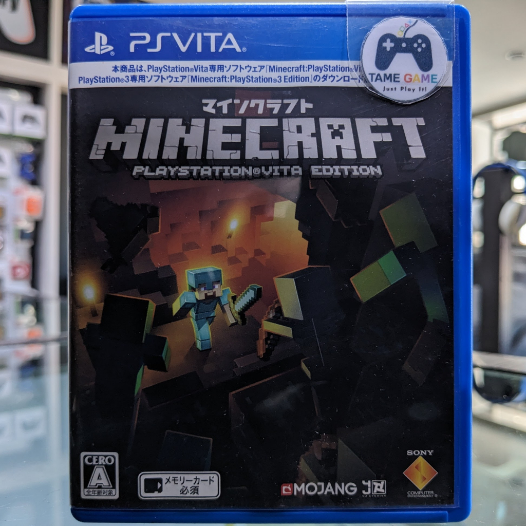 (ภาษาอังกฤษ) มือ2 PS VITA Minecraft Playstation Vita Edition แผ่นPSVITA เกมPSVITA มือสอง (mine craft)