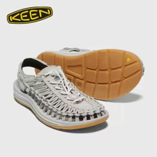 KEEN UNEEKรองเท้าสาน รองเท้าแตะฤดูร้อน “White/Black” ยอดนิยม (เบอร์36-45) 2จัดส่งฟรี เก็บเงินปลายทาง รับประกันเปลี่ยน