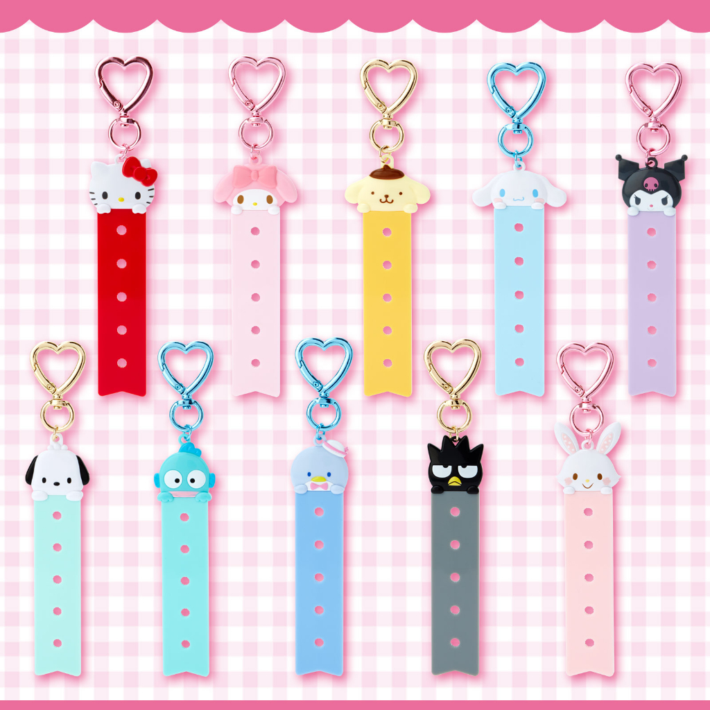 พวงกุญแจ Sanrio ติดตัวอักษร ของแท้100%