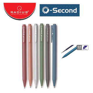 ปากกาเจล O-SECOND Radius รุ่น คลาสสิค ตัวน้ำหมึกจากเยอรมัน สีน้ำเงิน 0.5mm.(แพ็ค 12 ด้าม)