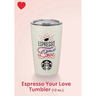 ❤️Love Sale❤️Starbucks Stainless Steel Espresso Your Love Tumbler 12oz ทัมเบอร์สตาร์บัคส์สแตนเลส ขนาด 12 ออนซ์