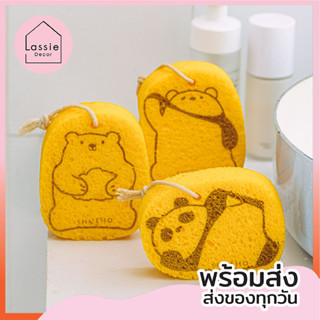 New!!【พร้อมส่ง】ฟองน้ำหมีสุดน่ารัก สามารถล้างจานได้ ขัดผิวได้ Lassie Decor🐼✨