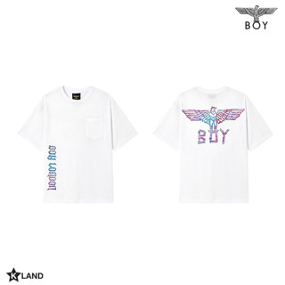 BOY LONDON บอย ลอนดอน T-SHIRT เสื้อยืด คอกลม ของแท้ 100% (BOY22TS1028N)