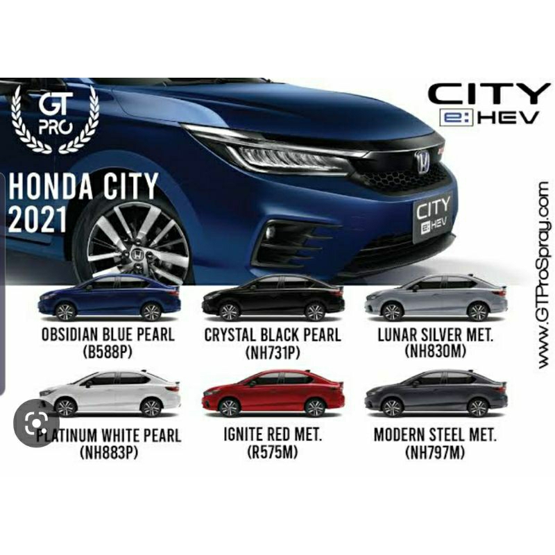 สีพ่น2K Honda 731P 797M B588P 830M 883P R575M NH700M