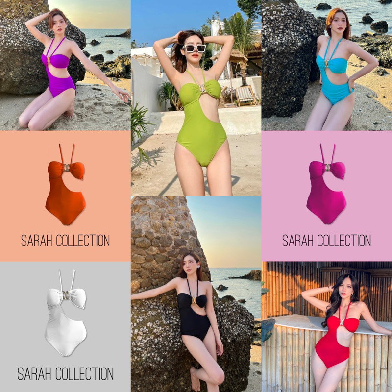 ชุดว่ายน้ำSarah Collection วันพีชมีทั้งหมด9สี พร้อมส่งจากไทย