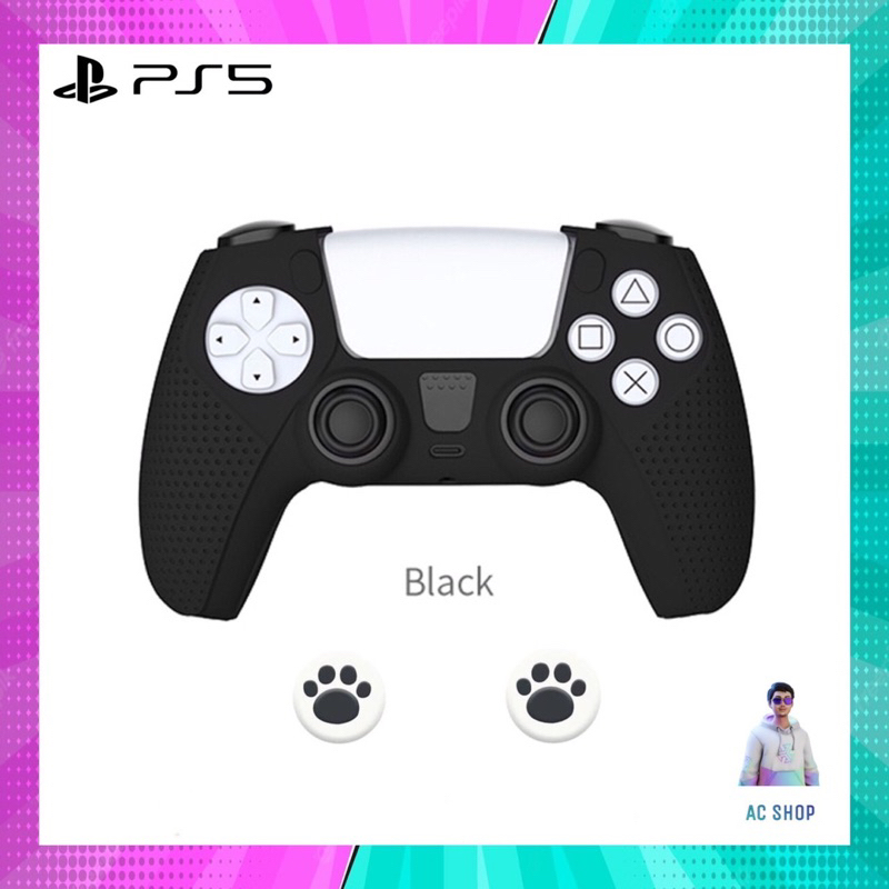เคสจอย Ps5 Silicone Case สําหรับ Ps5 แถมฟรี!! ซิลิโคนหุ้มอนาล็อคน่ารักๆ