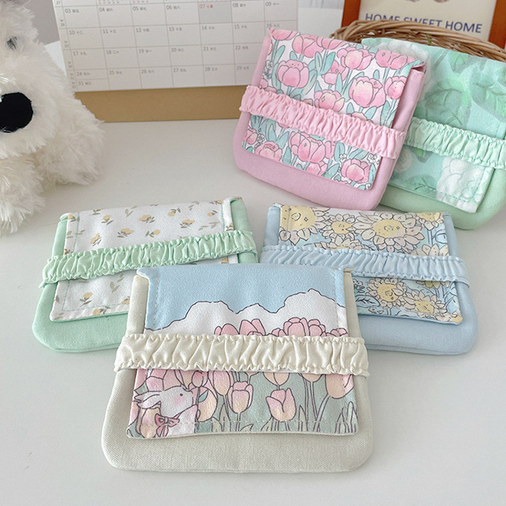 (พร้อมส่ง🌼) Sanitary bag กระเป๋าใส่ผ้าอนามัย กระเป๋าใบเล็ก