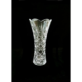 GLASS HUB (AMOR) Vase 200 FGTY - แจกันแก้ว ลายคริสตัล เจียระไน เหมาะสำหรับใส่ดอกไม้ ตกแต่งบ้าน