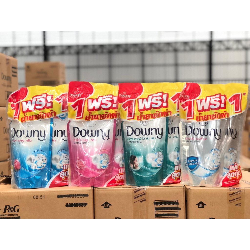 (แพ็ค 1ฟรี 1 เเพ็ค) Downy ดาวน์นี่ ผลิตภัณฑ์น้ำยาซักผ้า 460-550 มล.เเล้วเเต่สูตร