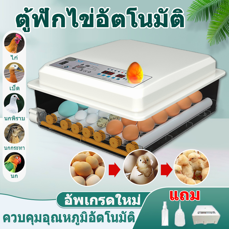 ตู้ฟักไข่ ตู้ฟักไข่อัตโนมัติ เครื่องฟักไข่ เครื่องฟักไข่อัตโนมัติ ตู้ฟักไข่ไก่ 16/36/64 ไข่ พลิกไข่อัตโนมัติ