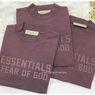 พร้อมส่ง Essentials T shirt (Plum)