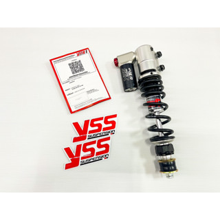 โช้คหลัง (YSS) GAS TOP LINE G-TOP L25 PIA VESPA SPRINT125 150IGETABS BLACK BLACK BLACK **ของแท้มีใบรับประกัน**