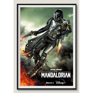 โปสเตอร์หนังซีรีส์ติดผนัง Star wars the mandalorian