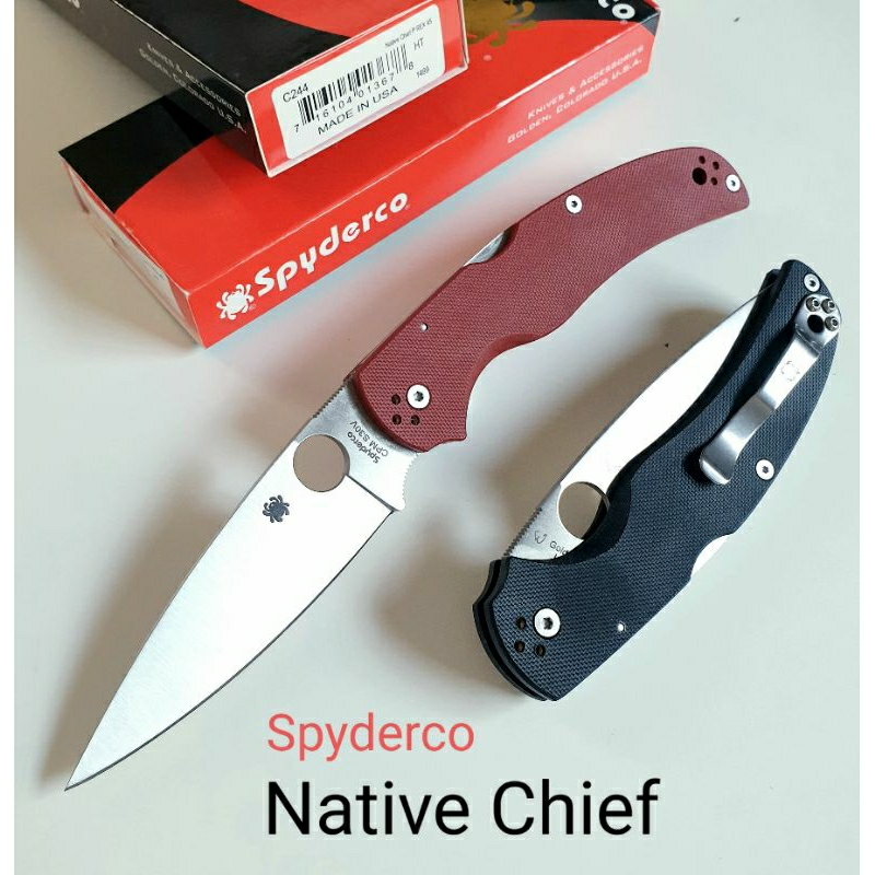 มีดพับ Spyderco Native Chief C244