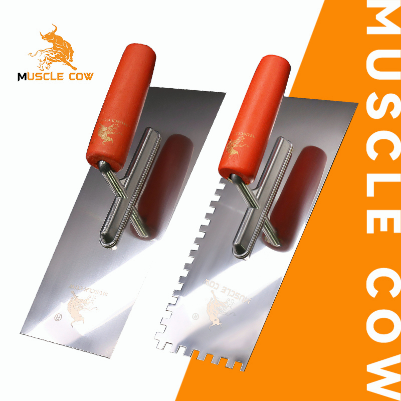 MUSCLE COW เกรียงหวี เกรียงขัด เกรียงสแตนเลส เกรียงเหลี่ยม ขนาด 10"