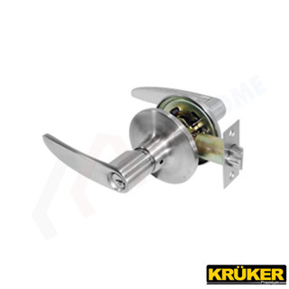 KRUKER ลูกบิด LEVER LOCK ห้องน้ำ NO. 3075 SS-BK