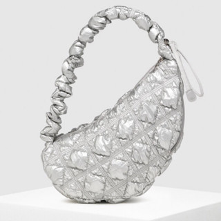 /พร้อมส่ง/ CARLYN COZY GLAZE BAG - SILVER ของแท้ 1000%