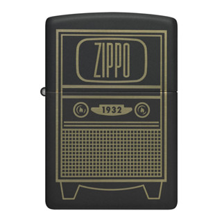 Zippo ไฟแช็กรุ่น 48619  Vintage TV Design ของแท้ รับประกันตลอดชีวิต นำเข้าและจำหน่ายโดยตัวแทนจำหน่าย