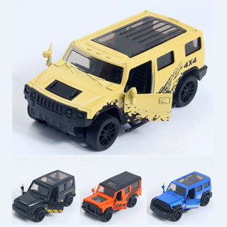 1:43 Hummer Benz SUV Diecast รถของเล่นจิ๋วรถออฟโร้ดรถจี๊ปตำรวจ