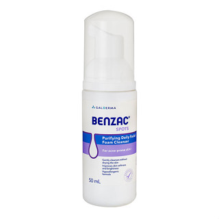 โฟมล้างหน้าเบนแซค Benzac spots daily facial foam cleanser