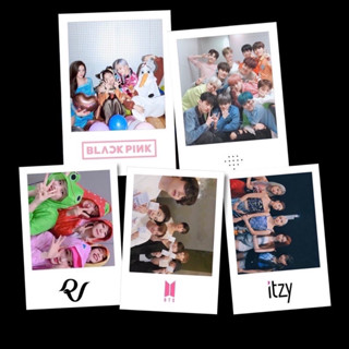 Polaroid โพลาลอยด์ 2x3” สุ่มเลือกวง BLACKPINK / RED VELVET / TREASURE / ITZY / AESPA / TRINITY