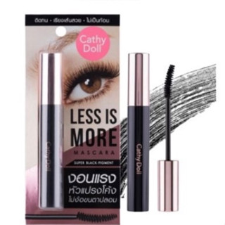 เคที่ดอลล์ เลสอิสมอร์ มาสคาร่า ไม่แพนด้า ไม่หนักตา หนา ยาว งอน ขนาด 8g Cathy Doll Less is More Mascara