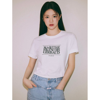 ✨🇰🇷Marithe francois girbaud  W CLASSIC LOGO TEE🤍🇰🇷✨