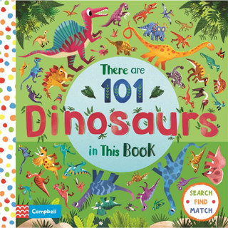 NEW! หนังสืออังกฤษ There are 101 Dinosaurs in This Book (There Are 101) (Board Book) [Hardcover]