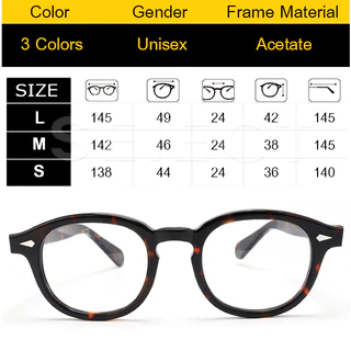 มอสคอส รุ่น เลมโทส Moscot Lemtosh แว่นตาวินเทจ ขาแว่นมีโคร่งเหล็กสามารถดัดขาได้