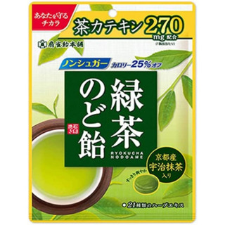 ลูกอมรสชาเขียวจากญี่ปุ่น Senjaku Ame Honpo Green Tea Throat Candy 90g