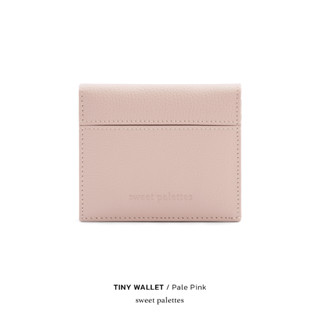 Sweet Palettes กระเป๋าหนังแท้ Tiny Wallet Pale Pink