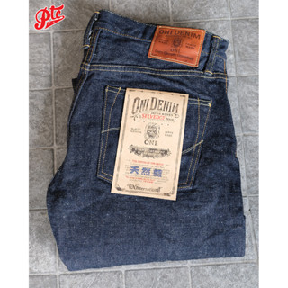 ONI-525-NI CLASSIC STRAIGHT 16.5 OZ NATURAL INDIGO ROPE DYEING DENIM