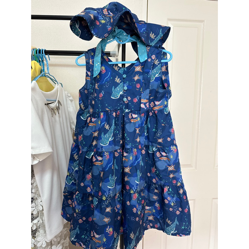 📣 Babylovett EP.2 Dress 3T (like New) เดรสทะเล พร้อมหมวก
