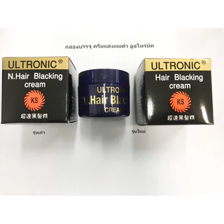 Ultronic Hair Blacking Cream ครีมแต่งผมดำอูลโทนิค ครีมเปลี่ยนสีผม อูลโทรนิค 28กรัม
