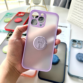 เคสหลังขุ่นพร้อมขาตั้ง6G/6S 7plus 8plus SE 2020 6plus 11pro X/XS XR Xsmax 6sp เคสมีขาตั้งสวยๆ เคสกันกระแทก กันรอย