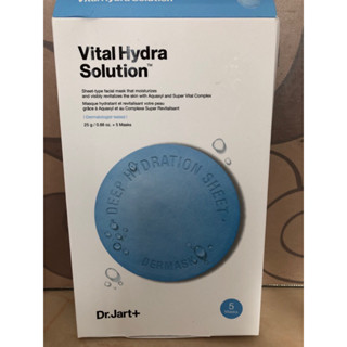 Dr.Jart+ แผ่นมาร์ทหน้า Vital Hydra Solution 25g/0.88oz ราคาต่อแผ่น ใช้ดีทดลองนะคะ แบ่งเพื่อน