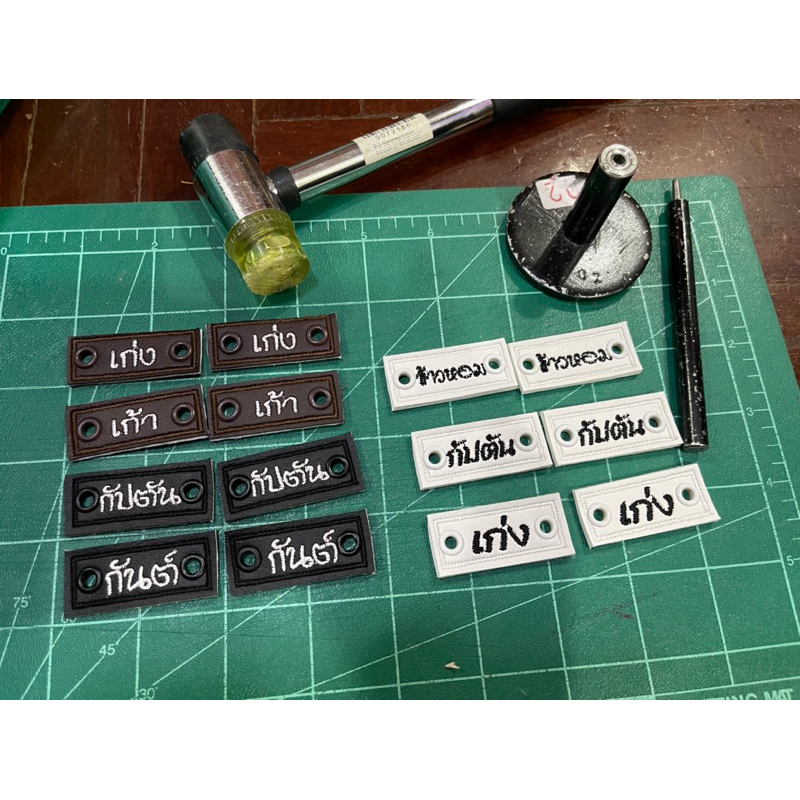(คู่)TAG ป้ายชื่อติดรองเท้าผ้าใบแบบผูกเชือก ป้ายชื่อรองเท้านักเรียน