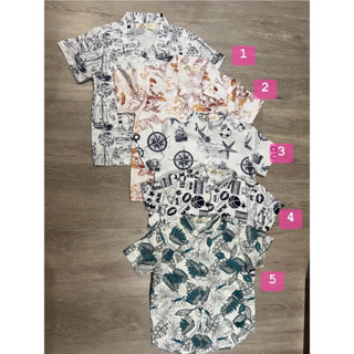เสื้อเชิ้ตเด็ก เสื้อฮาวายเด็ก งานแท้ ผ้าดีมากก