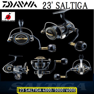 Daiwa 23SALTIGA เหยื่อตกปลา หลายแบบ 4000 5000 6000 H Xh ส่งฟรี【ส่งตรงจากญี่ปุ่น】【ผลิตในญี่ปุ่น】2023 Stella Stradic Twin Power Sw Nasci Saltiga Certate Caldia Luvias Shimano Offshore.