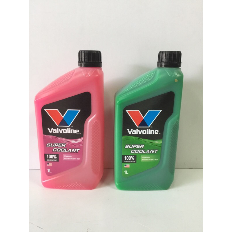 นํ้ายาหล่อเย็นValvoline Super,Coolant (ขนาด1L )สีเขียว,สีชมพู